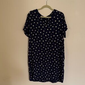 Madewell Navy Floral Dress